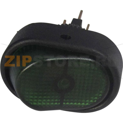 Переключатель автомобильный 12 В/DC, 30 А, 1 x выкл/вкл, зеленый TRU Components TC-R13-133B-SQ 