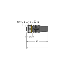 Кабель PVC Turck RKC5T-5/TEY