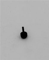 Black silicone end for sheet h = 8mm