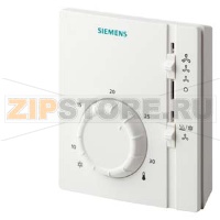 RAB11.1 - Электромеханические комнатные контроллеры температуры с функцией раздельной вентиляции для 2-трубных фэнкойлов Siemens RAB11.1