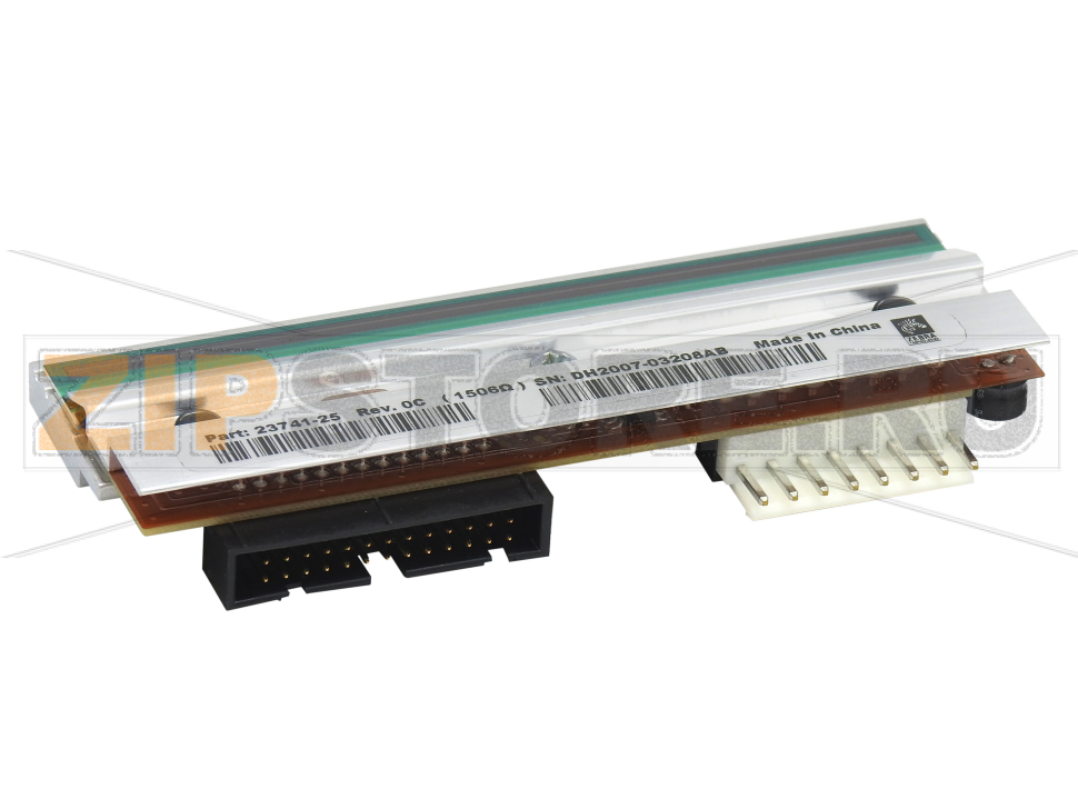 Печатающая термоголовка Zebra ZE500-4RH (300dpi) Печатающая термоголовка Zebra ZE500-4RH (300dpi)Запчасть на сборочном чертеже под номером: 1Количество запчастей в устройстве: 1Название запчасти Zebra на английском языке: Printhead 300 dpi (Standard life printhead)