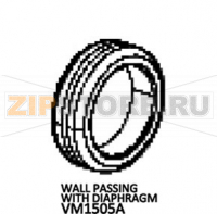 Wall passing with diaphragm Unox XB 695