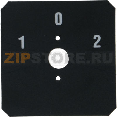 КЛЕЯЩАЯСЯ ЭТИКЕТКА 1-0-2 ЧЕРНАЯ 58X58 MM 