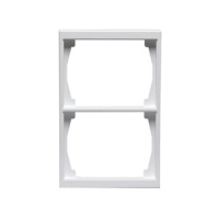 Рамка двухместная, белая ABB 2TKA000329G1