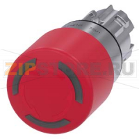 EMERGENCY STOP MUSHR. PUSHB., CAN BE ILLUMINATED, 22MM, КРУГЛ., ГЛЯНЦЕВЫЙ МЕТАЛЛ, КНОПКА КРАСНАЯ, 30MM, ПОДТВЕРЖДЕНИЕ СРАБАТЫВАНИЯ ФИКСАЦИЕЙ (POSITIVE LATCHING), ДЕБЛОКИРОВКА ПОВОРОТОМ, С МАРКИРОВКОЙ ЛАЗЕРОМ, НАЧАЛО С ТРОКИ - ВЕРХНИЙ РЕГИСТР, ДАЛЕЕ - НИЖН
