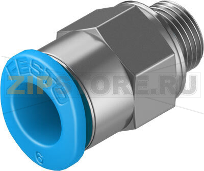 Штуцер с цанговым соединением Festo QSM-M6-6 