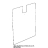 Zinc plated back panel BL CL 89 Unox XV 893