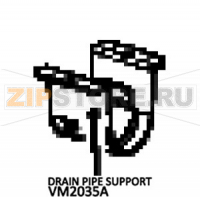 Drain pipe support Unox XBC 405E