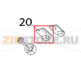 Feed gap sensor (LED) Toshiba TEC B-852-TS12-CN Feed gap sensor (LED) Toshiba TEC B-852-TS12-CNЗапчасть на деталировке под номером: 20