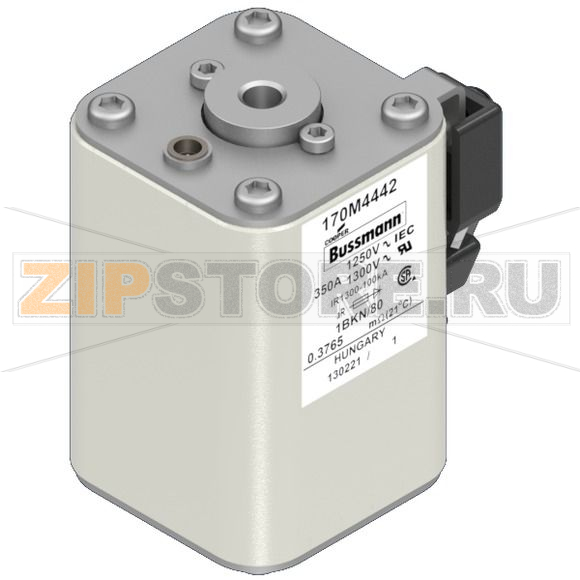 Предохранитель, 350 A, AC 1250 В, 100 кА, size 1, 53x69x80 мм, aR, IEC UL Eaton FUSE 350A 1250 