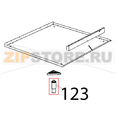 Piede regolabile D50, 100-150 mm, anti-svit Unox XL 413 Piede regolabile D50, 100-150 mm, anti-svit Unox XL 413Запчасть на деталировке под номером: 123