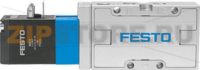 Распределитель с электроуправлением Festo MVH-5-1/8-L-S-B 