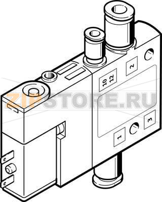 Распределитель с электроуправлением Festo CPE10-M1BH-3OLS-QS-4 