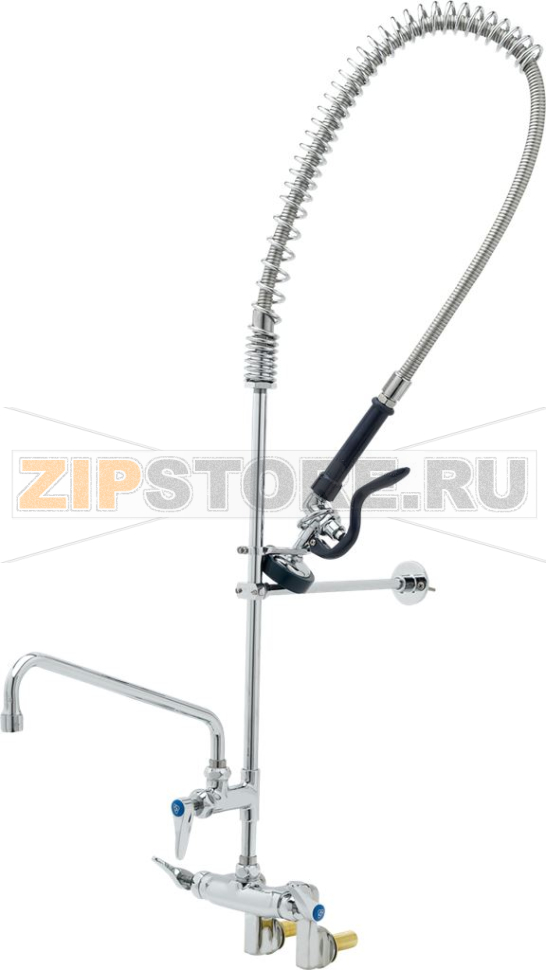НАСТЕННЫЙ СМЕСИТЕЛЬ НА ДВА ОТВЕРСТИЯ Ø 1/2" 