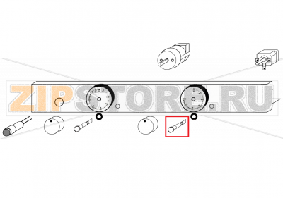 Red indicator Garbin 44 PX UMI   Red indicator Garbin 44 PX UMIЗапчасть на сборочном чертеже под номером: SP036