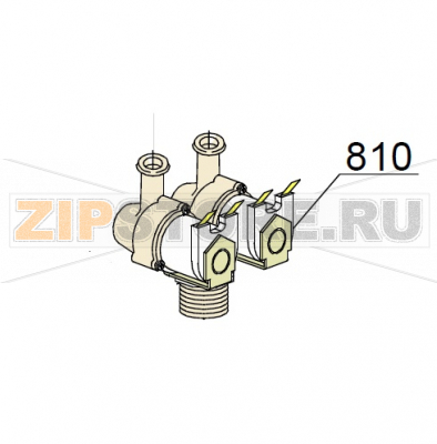 Double solenoid valve - Ø10 DIHR HT 11 Double solenoid valve - Ø10 DIHR HT 11Запчасть на деталировке под номером: 810Название запчасти на английском языке: Double solenoid valve - Ø10 DIHR HT 11