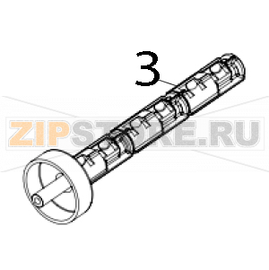 Ribbon supply spindle TSC MH261T Ribbon supply spindle TSC MH261TЗапчасть на деталировке под номером: 3