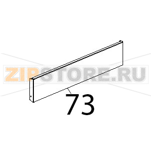 Profilo inferiore porta inox Unox XBC 905 Profilo inferiore porta inox Unox XBC 905Запчасть на деталировке под номером: 73