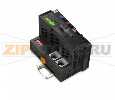 Контроллер ETHERNET; 3-е поколение; Слот для карт памяти SD; Extreme; темно-серые Wago 750-880/040-000 