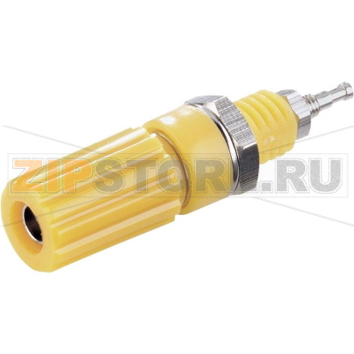 Зажим полюсной 10 А, желтый, 1 шт TRU Components 1587899 