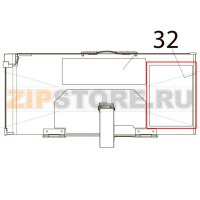 Supply loading instruction label Toshiba TEC B-SX5T-TS12/22-CN