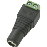Штекер низковольтный 2.1 мм, 5.5 мм, 1 шт TRU Components 716331