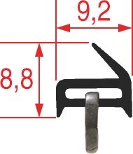 ПРОКЛАДКА ДВЕРЦЫ ДУХОВКИ 780 X 320 ММ 