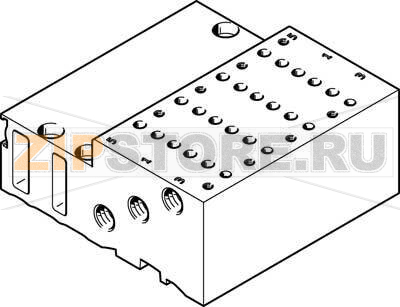 Плита для блочного монтажа Festo MHP2-PR4-5 