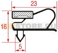 GUARNIZIONE AD INCASTRO 1530x660 mm