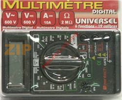 MULTIMETRE DIGITAL 19 CALIBRES 