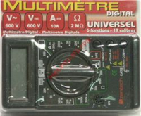 MULTIMETRE DIGITAL 19 CALIBRES