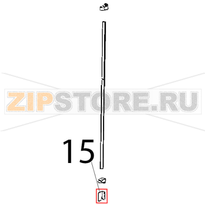 Lamiera camma porta big S.5E Unox XBC 1005E Lamiera camma porta big S.5E Unox XBC 1005EЗапчасть на деталировке под номером: 15