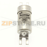 Предохранитель, 32 A, AC 415 В, 80 кА, BS88/A1, 18x55 мм, gM, BS Eaton 32M50 415V AC BS88 FUSE