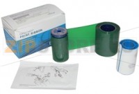 Набор для печати: красящая лента темно-зеленого цвета (PMS349C), чистящий ролик, чистящая карта  принтера Datacard CD800 CLM