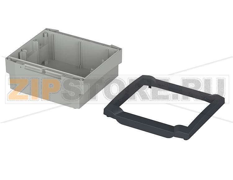Корпус высокий с открытой передней рамой, 199x178x89 мм, IP 40 Bopla BCD 160 Set 07-7024 