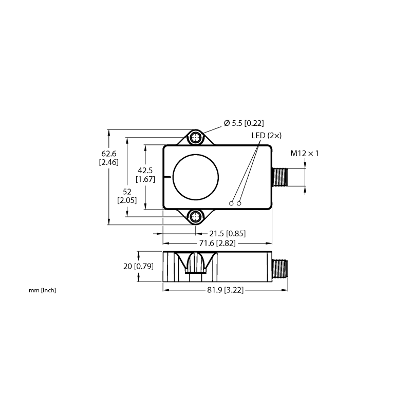 Динамический инклинометр Turck B1NF360V-QR20-IOLX3-H1141 