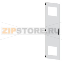 SIVACON, door, left, with cutout for filter fan, with ventilation openings H: 2000 mm, W: 500 mm, RAL 7035, Protection class 1 Siemens 8MF1050-2UT15-3BA2