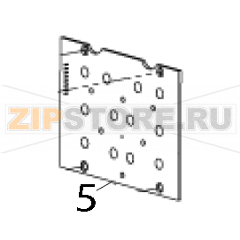 Keypad PCB assembly TSC MX340P Keypad PCB assembly TSC MX340PЗапчасть на деталировке под номером: 5