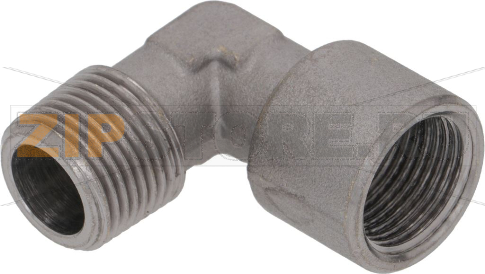 L-ОБРАЗНОЕ СОЕДИНЕНИЕ НИКЕЛИРОВАННОЕ Ø 3/8"M-3/8"F 