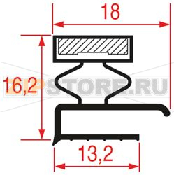 УПЛОТНИТЕЛЬ ПОД ПАНЕЛЬ 420X225 ММ 
