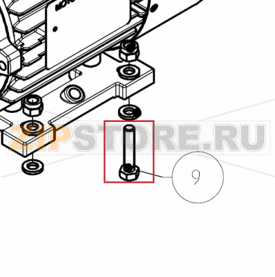 Vite testa esagonale M6x30 8.8 Zn UNI 5739 Imesa ES 10                               Vite testa esagonale M6x30 8.8 Zn UNI 5739 Imesa ES 10Запчасть на сборочном чертеже под номером: 9Название запчасти на итальянском языке: Vite testa esagonale M6x30 8.8 Zn UNI 5739 Imesa ES 10