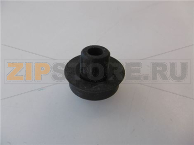 PIEDINO IN GOMMA ø 25x9 mm PERNO ø 13 mm 