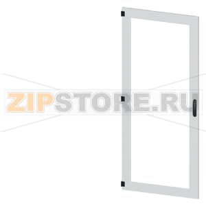 SIVACON, door, left, inspection window, IP55, H: 2000 mm, W: 800 mm, RAL 7035, Protection class 1 Siemens 8MF1080-2UT15-0BE2 