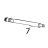 Peel-off roller assy TSC PEX-1121
