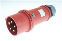 Stecker CEE gerade 5 polig Kontakte 3P+N
