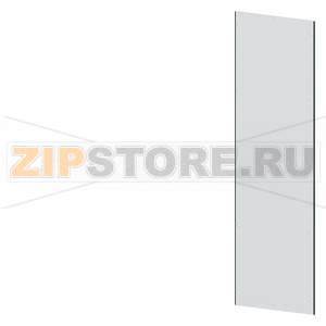 SIVACON, side panel / rear panel, Closed, IP40, H: 2200 mm, W: 600 mm, RAL 7035 Siemens 8MF1260-2UW60-1C 