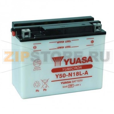YUASA Y50-N18L-A Мото аккумулятор Yuasa Y50-N18L-A Напряжение АКБ: 12VЕмкость АКБ: 20Ah