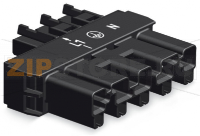 Промежуточный каплер; 5-конт./3-конт.; Код. A; L1 - L; черные Wago 770-901 Protected against mismating and maintenance-freeAdditional variable coding is possible....