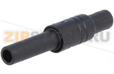 Гнездо 4 мм, 25 А, 1 кВ/DC, черное Hirschmann KUN S SW 