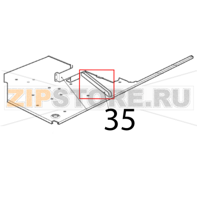 Guida filtro aria Scotsman AF 206 Guida filtro aria Scotsman AF 206Запчасть на деталировке под номером: 35